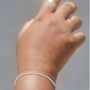 Catbird Tide Aquamarine Bracelet